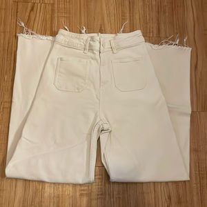 Zara marine straight jeans
